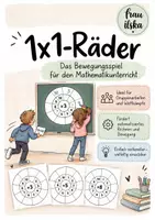 Vorschau - Spiele - Einmaleins-Räder Spiel Tafelrennen - Deckblatt
