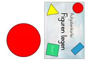 Vorschau - Präsentationen/Tafelbilder - Kreis, Dreieck, Viereck - Figuren legen (Klasse 1) - Seite 2