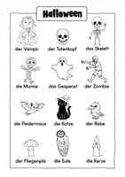 Vorschau - Arbeitsblätter - Halloween Wimmelbild mit Aufgaben | DaZ oder Grundschule - Seite 2