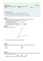 Vorschau - Arbeitsblätter - Mathematik: Geometrische Grundlagen - Winkelarten (Empfehlung Gymnasium Klasse 5) - Deckblatt