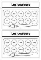 Vorschau - Arbeitsblätter - Les couleurs - Hefteintrag und Wortschatzübung - Seite 3