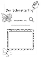 Vorschau - Unterrichtsreihen - Kurzreihe zum Thema Schmetterlinge in der ersten Klasse - Deckblatt