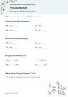 Vorschau - Arbeitsblätter - Zahlenraum bis 100 Übungen - Seite 2