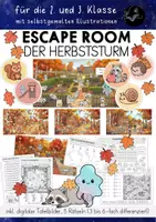 Vorschau - Mal- und Bastelvorlagen - Materialpaket - Escape Rooms Klasse 1, 2 und 3 - Seite 1