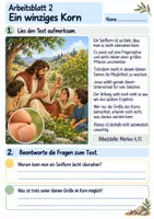 Vorschau - Arbeitsblätter - Jesus erzählt vom Senfkorn | Religion Klasse 4 Arbeitsblätter | Evangelische Religionslehre | 10 Arbeitsblätter als PDF - Seite 2
