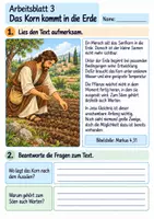 Vorschau - Arbeitsblätter - Jesus erzählt vom Senfkorn | Religion Klasse 4 Arbeitsblätter | Evangelische Religionslehre | 10 Arbeitsblätter als PDF - Seite 3