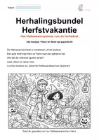 Voorbeeld - Herhalingsbundel herfstvakantie/Halloween - 3de leerjaar / groep 5 - Voorblad