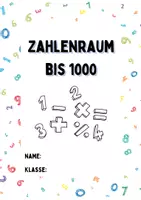 Vorschau - Arbeitsblätter - Zahlenraum bis 1000 - Deckblatt