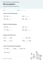 Vorschau - Arbeitsblätter - Zahlenraum bis 1000 - Seite 3