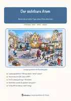 Vorschau - Stationenlernen - Der sichtbare Atem – Lesespurgeschichte mit Rätselaufgaben (Klasse 3) - Seite 1