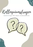 Vorschau - Merkblätter - Kolloquiumsfragen mit Antworten – Vorbereitung 2. Staatsexamen - Deckblatt