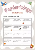 Vorschau - Arbeitsblätter - Materialpaket: Ferienbingo (Ostern, Pfingsten/Frühling, Sommer, Herbst) - Seite 3