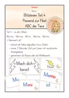 Vorschau - Spiele - Wachsendes Materialpaket Blitzlesen ABC der Tiere 1 - Seite 1