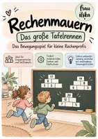Vorschau - Spiele - Zahlenmauern Spiel Laufspiel - Deckblatt