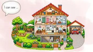 Vorschau - Arbeitsblätter - Rooms in a House | Präsentation & Arbeitsblätter | Englisch Klasse 4 - Seite 1