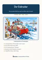 Vorschau - Arbeitsblätter - Der Eisbrecher – Lesespurgeschichte mit Rätselaufgaben (Klasse 3) - Seite 1