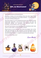 Vorschau - Stationenlernen - Escape Room Halloween gratis | Kostprobe | Klasse 5-6 - Seite 1