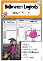 Vorschau - Arbeitsblätter - Halloween Logicals 8-10 Englisch Sek I - Deckblatt
