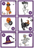 Vorschau - Arbeitsblätter - Rechenspaziergang - Halloween ZR20 Addition und Subtraktion - Seite 1