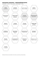 Vorschau - Spiele - Hexagon-Legespiel: Makronährstoffe - Seite 1