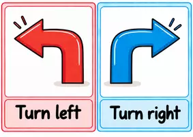 Vorschau - Bildkarten - Across, opposite, through - Directions in town - Wegbeschreibung - Seite 2