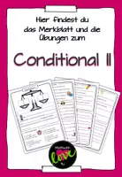 Vorschau - Arbeitsblätter - Conditional II - If clause II - Deckblatt