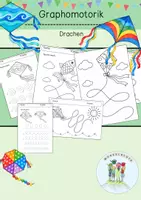 Vorschau - Arbeitsblätter - wachsendes Materialpaket / Nachspuren / Schwungübung / Graphomotorik / - Seite 1