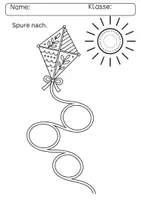 Vorschau - Arbeitsblätter - wachsendes Materialpaket / Nachspuren / Schwungübung / Graphomotorik / - Seite 3