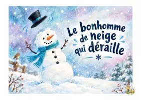 Aperçu - Cartes / Images - Kamishibai_le bonhomme de neige qui déraille - Page de couverture