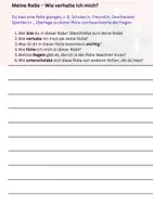 Vorschau - Arbeitsblätter - Rollenbilder - Think-Pair-Share - Seite 1