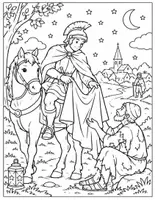 Vorschau - Mal- und Bastelvorlagen - Ausmalbilder - Sankt Martin & Laternenumzug - Seite 2