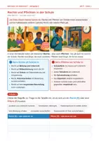 Vorschau - Arbeitsblätter - Klasse 5/6: Rechte und Pflichten in der Schule – Wie kann ich mitwirken? – AB 5 - Deckblatt