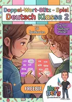 Vorschau - Spiele - Doppel-Wort-Blitz Spiel (100 häufigste Wörter) Deutsch Klasse 2 - Deckblatt