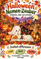 Vorschau - Arbeitsblätter - Halloween Nomen 3-fach differenziert - Deckblatt