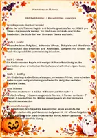 Vorschau - Arbeitsblätter - Halloween Nomen 3-fach differenziert - Seite 1