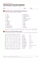 Vorschau - Arbeitsblätter - Christmas Englisch 1. Klasse Wortschatz, Lesetext, Spiele - Deckblatt