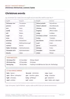 Vorschau - Arbeitsblätter - Christmas Englisch 1. Klasse Wortschatz, Lesetext, Spiele - Seite 1