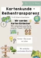 Vorschau - Unterrichtsreihen - Reihentransparenz: Kartenkunde (SU - 3./4. Klasse) - Deckblatt