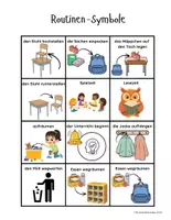 Vorschau - Fördermaterial/Inklusion - Visuelle Hilfen für den Schulalltag in Deutsch / Englisch - Seite 3