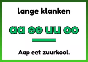 Voorbeeld - Wandplaten korte-, lange- en tweetekenklanken - Pagina 2