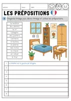Vorschau - Arbeitsblätter - Les prépositions et la chambre - Seite 2