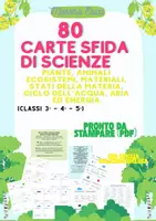 anteprima - Esercizi - MAXI KIT 80 CARTE SFIDA DI SCIENZE - Pagina di copertina