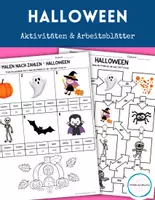 Vorschau - Arbeitsblätter - Halloween Vokabular & Aktivitäten für DaZ/DaF/Deutschunterricht - Deckblatt