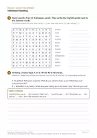 Vorschau - Arbeitsblätter - Halloween Lesetext Englisch 2. Klasse mit Lösungen - Seite 3