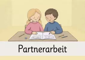 Vorschau - Poster - Poster Sozialformen: Bänkekreis, Einzelarbeit, Partnerarbeit, Gruppenarbeit - Seite 3