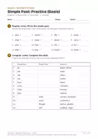 Vorschau - Arbeitsblätter - Simple Past Arbeitsblätter Englisch 2. Klasse - Seite 3