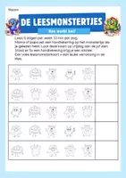 Voorbeeld - Lezen met de leesmonstertjes 2.0 - Voorblad
