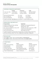 Vorschau - Arbeitsblätter - Englisch Zeitformen Paket: Progressive, Simple Past, Perfect - Seite 2