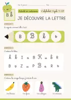 Aperçu - Feuilles d'exercices - Fiche d'Exercice en autonomie Français Alphabet Lettre B - Page de couverture