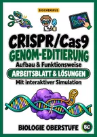 Vorschau - Stundenentwürfe - CRISPR/Cas9 - Genom-Editierung: Aufbau, Funktionsweise und Anwendungen (Oberstufe) - Deckblatt